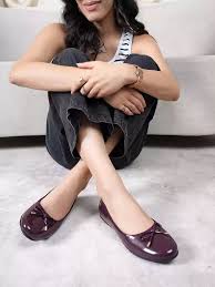 Lavie Women Solid Synthetic Round Toe Ballerinas Size 39