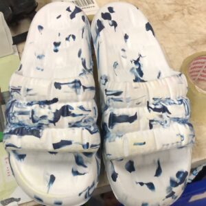 White Color Printed Clogs For Men Size 42
