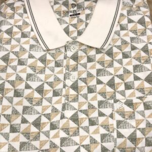 John Players Jp T Shirt White Color Printed For Men Size S