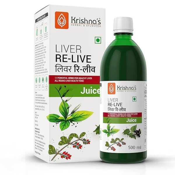 KrishnaS Herbal Ayurveda Liver Re Live Juice 1000 Ml