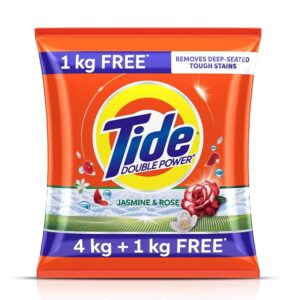 Tide Plus Double Power Detergent Washing Powder 4 Kg Plus 1 Kg Free