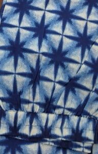 Women Blue Colour Printed Pyjama Size L