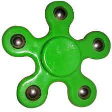 Pvc Green Fidget Spinner Shape Circle