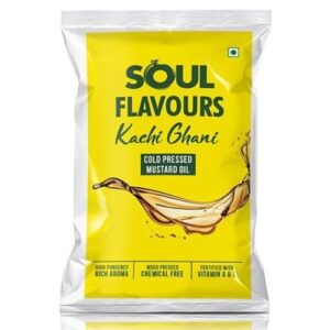 Soul Flavours Kachi Ghani Cold Pressed Mustard Oil 1 Ltr