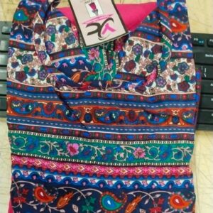 Women Pink Printed Colour Long Dress Size 3Xl