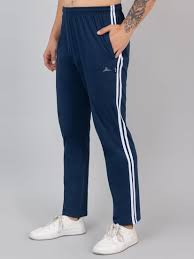 Men Track Pant Blue And White Size 32