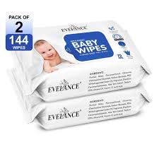 Evelance Soft Cleansing Baby Wet Wipes 72 Wipes Pack Of 2