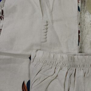Suit For Women Colour Cream Printed Size Xl