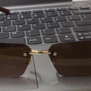 Dervin Brown Color Fancy Eyeglasses For Unisex