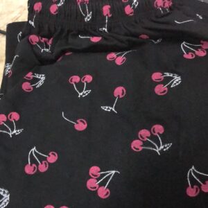 Black Color Printed Legging For Women Size M