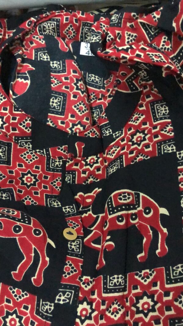 Multi Color Kurti With Palazzo For Women Size 3Xl