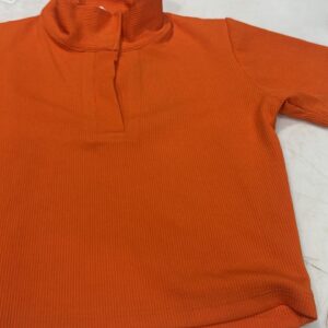 Women Orange Color Top Size Xs