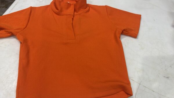 Women Orange Color Top Size Xs