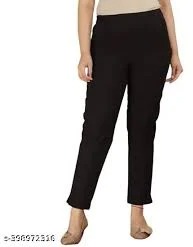 Women Trouser Black Color Size M