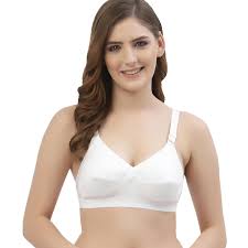 White Colour Women Non Padded Bra Size 42