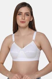Full Figure WomenS White Non Wired 100 Cotton Everyday Size 42