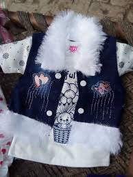 Baby Girls Skirt And Top And Bottom Set For Baby Girls Size 3 To 6 Months Blue White Colour