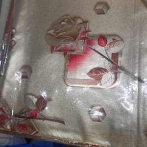 4 Seater Table Cover Golden Colour