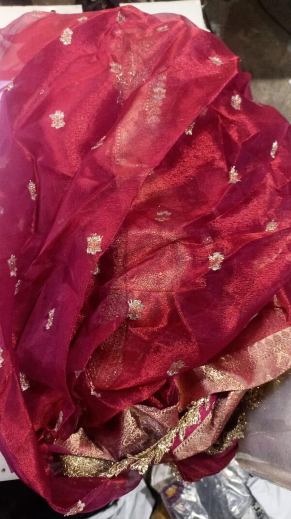 Women Saree Red Colour