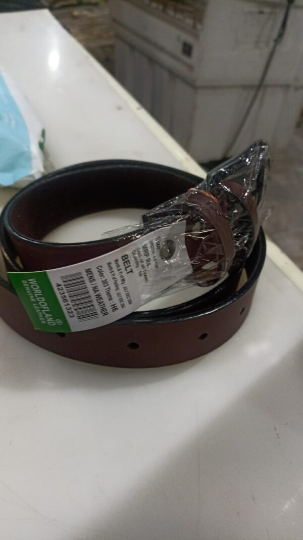 Men Belt Brown Colour