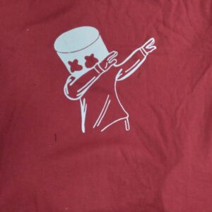 Men T Shirt Color Maroon Size M