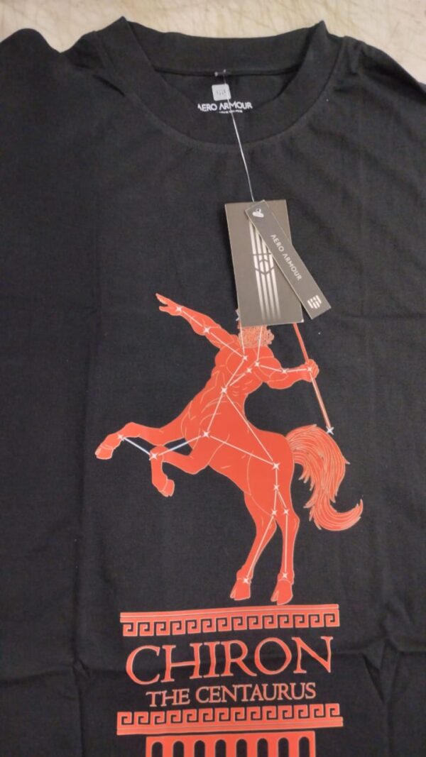 Aero Armour Men Black Cotton T Shirt Size Xl