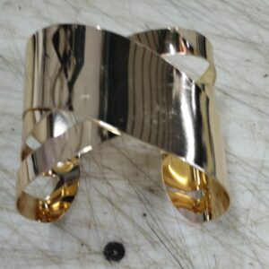 Gold Plated Anti Tarnish Bangle Style Cuff Bracelet Women Girls