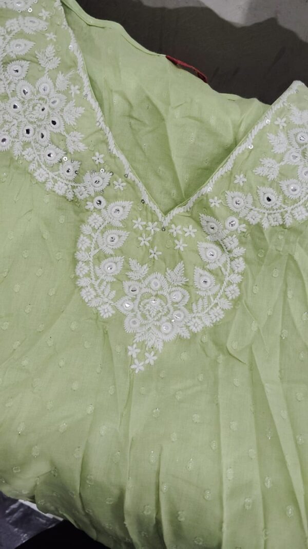Kurti For Women Colour Light Green Size Xl