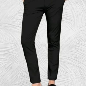 Mens Black Color Trouser Size M