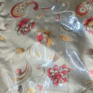 Golden Color Printed Dining Table Cover