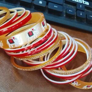 Red Bridal Plastick Women Chuda Size 2X4