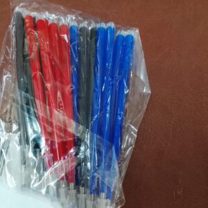 Pen Refills Pack Of 15 Black Blue Red