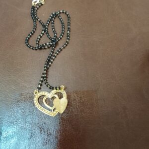 Golden And Black Plated Mangalsutra For Women