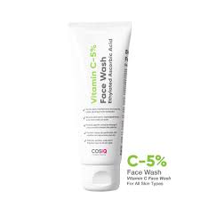 Cosiq Vitamin C 5 Percent Face Wash Ethylated Ascorbic Acid 100 Ml
