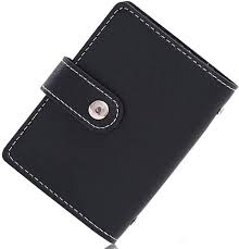 Black 24Bk Leather Credit Holder