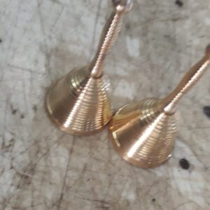 Pooja Ghanti Hand Bell For Puja Size 4 Inch Pack Of 2