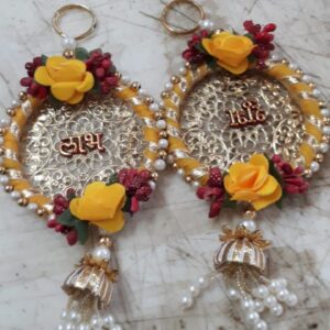 Shubh Labh Decorative Designer Handcrafted 2 Piece