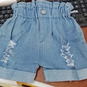 Blue Colour Girl Shorts 2To 3 Years Size