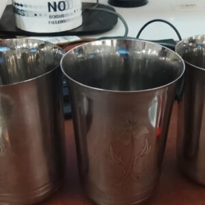 Stainless Steel Glasses Set Of 3