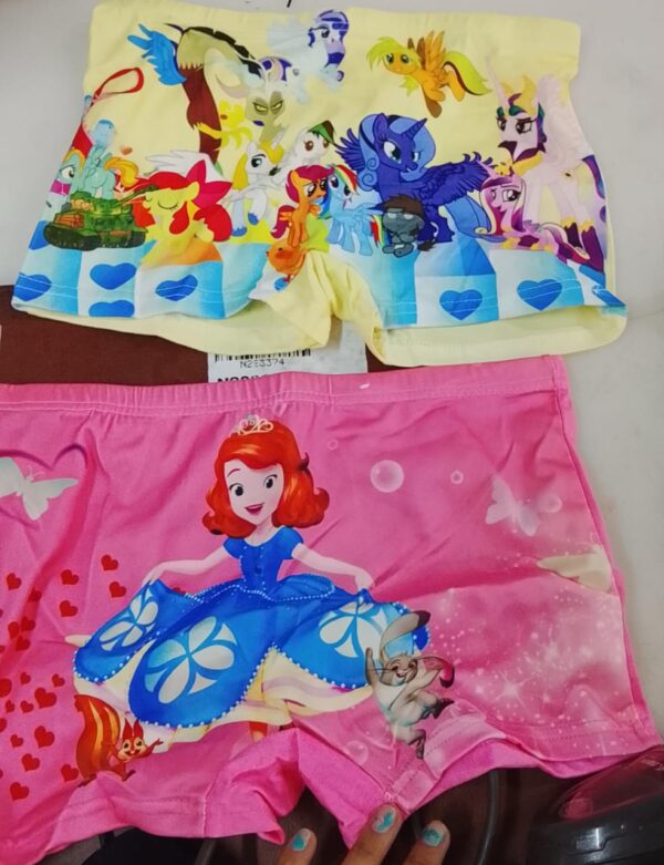 Foxique Kids Panty Girls Princes Underwear Multicolour Pack Of 4 Size Xxl