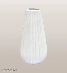 White Color Round Flower Pot