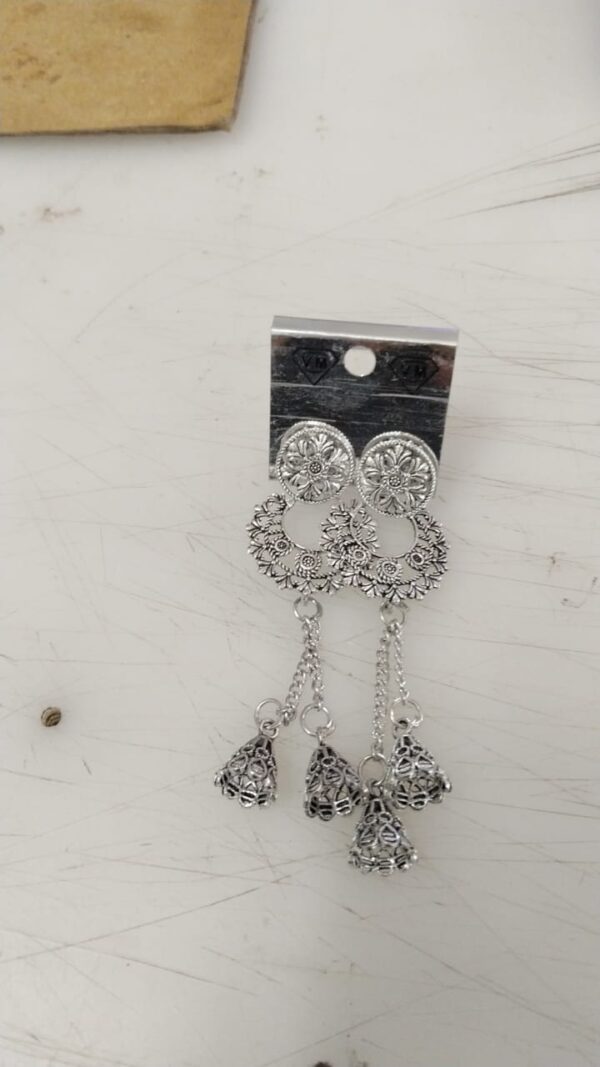 Silver Color Earing For Women