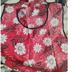 Pink Printed Waterproof Apron