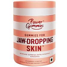Power Gummies Jaw Dropping Skin Collagen Builder Gummies 60N For Women Men