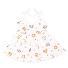 Kidbea Extra Soft Mulmul Cotton Jhabla Frock For Baby Girl Size Nb