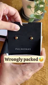 Palmonas Earrings Gold Colour