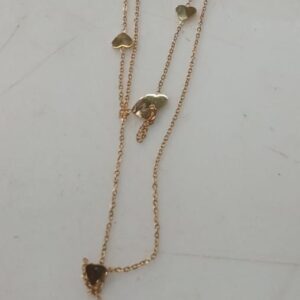Artificial Neck Chain For Women Gold