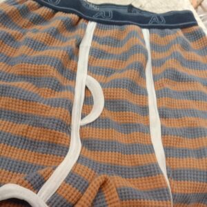 Multicolor Striped Underwear For Men Size M
