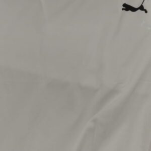 White Puma Printed Round Neck For T Shirt Size S
