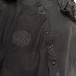 Navy Blue Cotton Half Sleeve Kurti For Women Size Xl